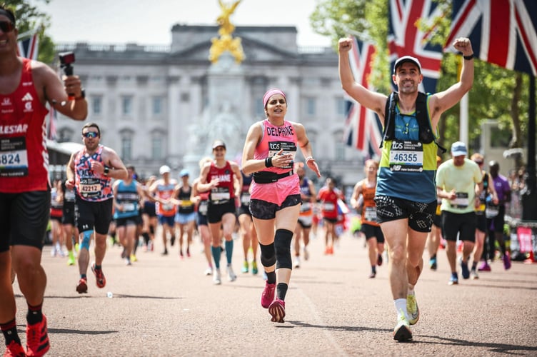 Adam Hughes Tenby London marathon