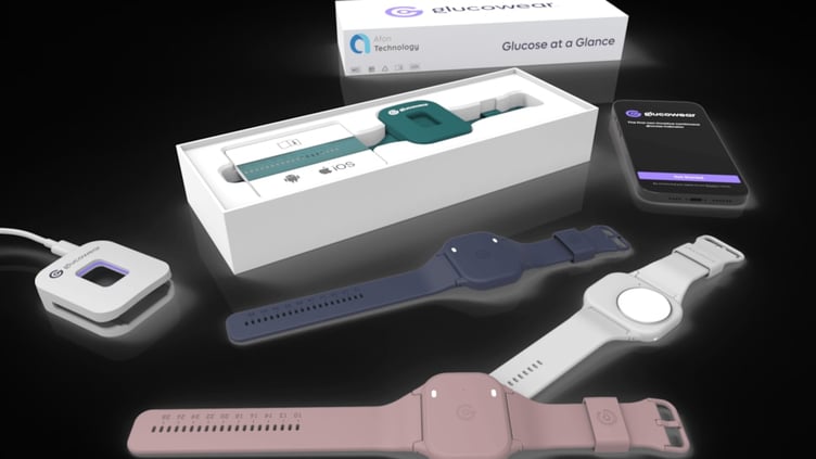 Called Glucowear, the sensor is worn on the wrist and uses ultra-low power microwave signals to monitor glucose levels.
