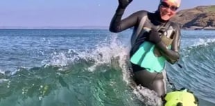 Swimmer's lost sports watch recovered 150 miles away