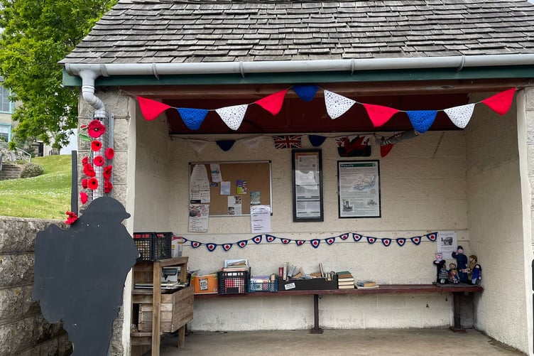 Penally Yarn Bomb Group - VE Day 80th