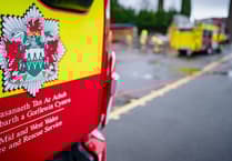 Fire crews respond to barn fire near Tenby