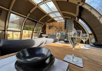 WATCH: Inside Pembrokeshire's luxury glamping tent with hot tub going for £36k!