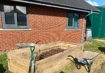 NHS charity funds tools to create sensory garden at Withybush mental health ward