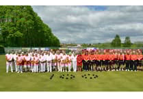 Pembroke Dock Bowling Club's 100th match celebration