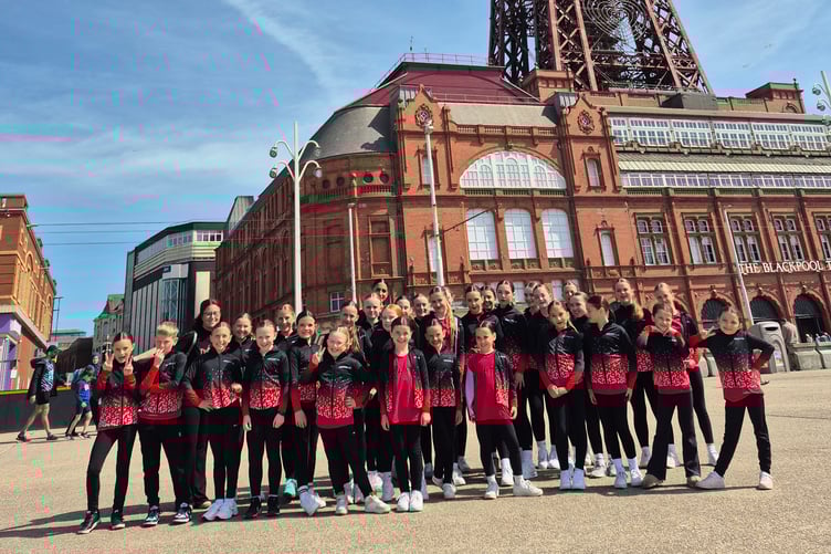 Dynamix Dance School dancers (Saundersfoot) at Blackpool
