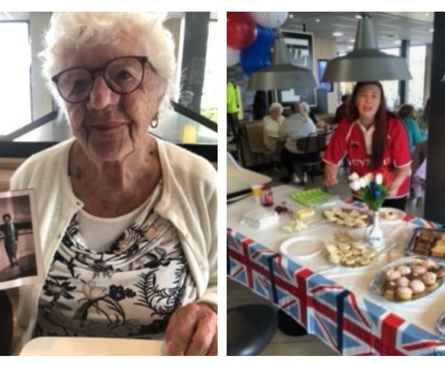VE Day celebrations at Pembroke Dock McDonald’s