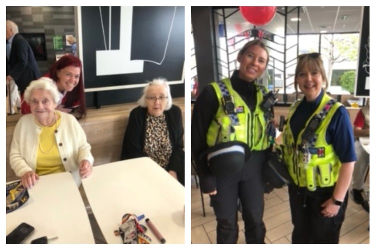 Pembroke Dock McDonald’s held a VE Day coffee morning ths morning to commemorate the occasion