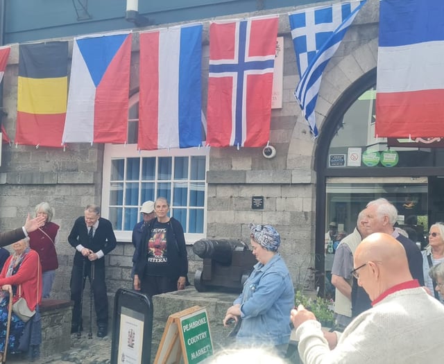 WATCH: Piper plays ‘Celebratum’ for Pembroke’s VE Day celebrations