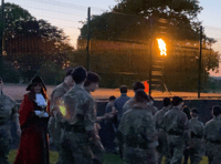 Pembroke Dock marks 80th VE Day in 100-year-old park