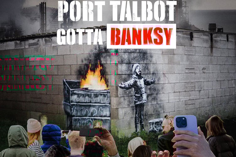 Port Talbot Gotta Banksy
