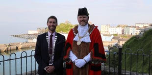 Tenby's new Mayor and Deputy Mayor partnership