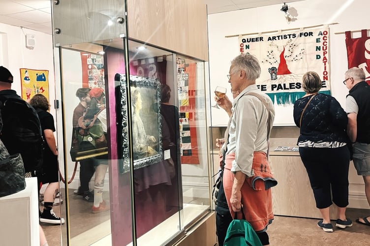 The SPAF Collective’s exhibition at Tenby Museum and Art Gallery opened this month - showcasing powerful textile works and retellings of Welsh Radical History.