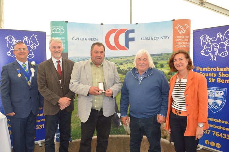 One of last year’s recipients of the Long Service Awards - Robert Davies who works for Michael Morris