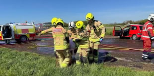 Fire crews hone skills in airport exercise success