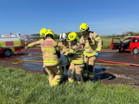 Fire crews hone skills in airport exercise success