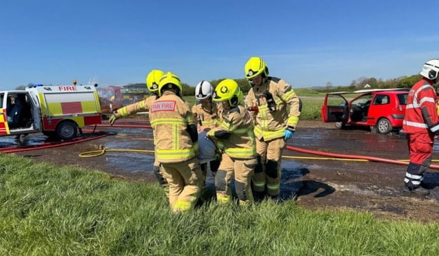 fire crew exercise