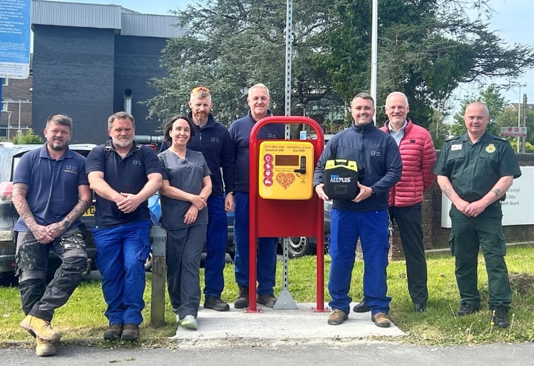 Four new public access defibrillators have been installed at Hywel Dda University Health Board's main hospitals, thanks to a collaboration with Save a Life Cymru.