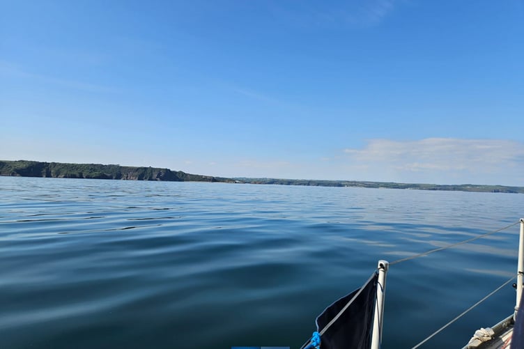 There was a lack of wind for the cruiser racing