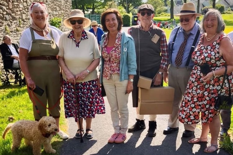 First Minister Narberth VE Day