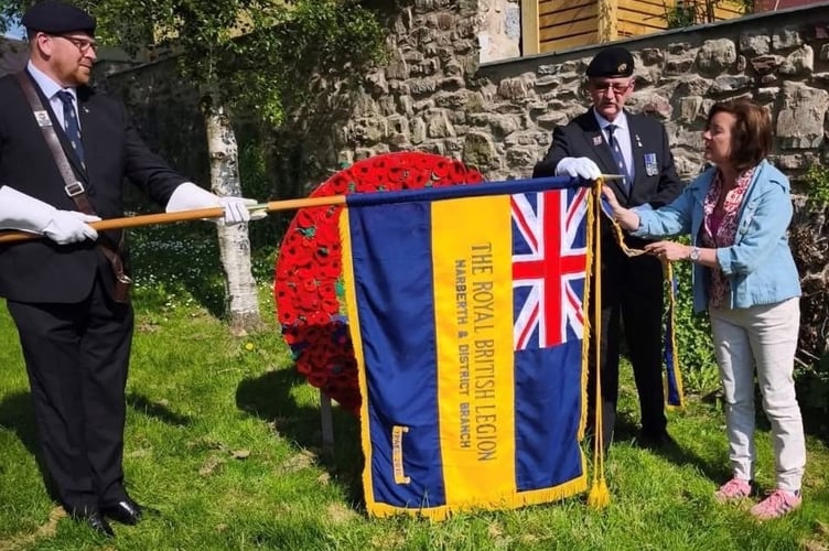 First Minister Narberth VE Day