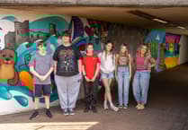 Underpass transformed with vibrant mural celebrating youth and community