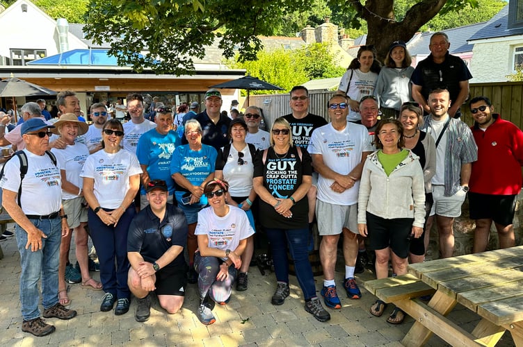 Guy – who led a team of more than 20 on Prostate Cymru’s Big Walk last year which raised more than £10,000 - is currently responding well to treatment but stated:
