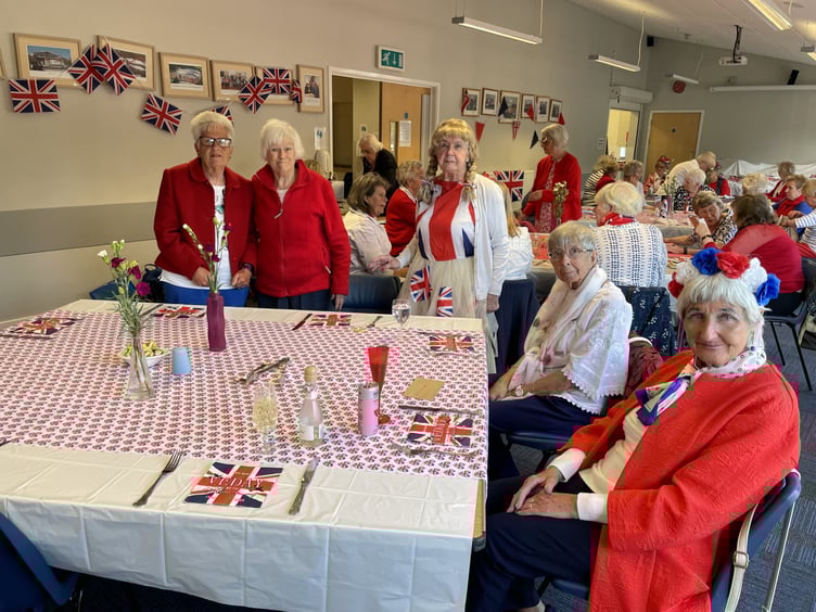 It was a fun night for St Issell’s W.I. ladies as they celebrated VE Day at their May meeting.