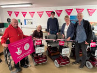 Shopmobility unveils new scooters with lottery funding