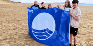 Carmarthenshire beach retains prestigious Blue Flag status