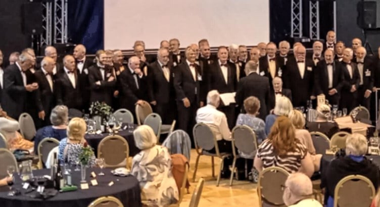 To close the Choir sang a selection of our repertoire for our guests, closing with ‘American Trilogy’ which all our former Choristers joined in.
