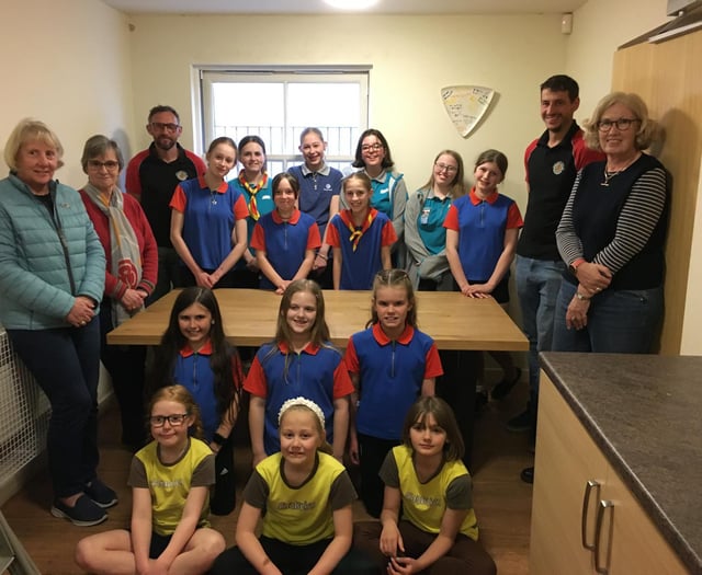 Tenby Scout Hall gets Round Table donation