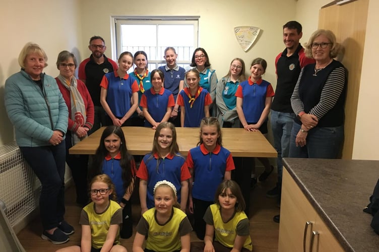 The small committee which runs the Hall comprises members of Lower Landsker Trefoil Guild and Guide leaders, and they would all like to express their gratitude to the Round Table members, two of whom came along to the Hall to make the presentation. 