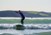 Tag team surf competition coming to Manorbier Beach