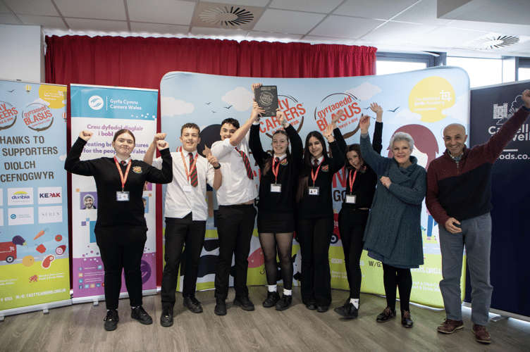 Pupils from Ysgol Bro Gwaun in Pembrokeshire have been crowned the winners of this year’s Tasty Careers Schools Challenge competition, beating students from across South Wales.