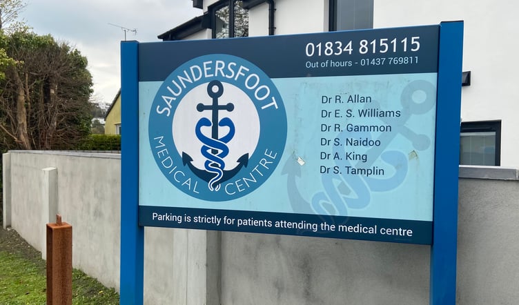 Saundersfoot Medical Centre revealed that staff members had been receiving a ‘significant amount of abuse’ from users.