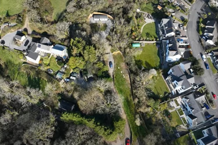 An application for a traveller site on land at Froghall Yard, Moreton Lane, Saundersfoot was refused by national park planners. Picture: Pembrokeshire Coast National Park 