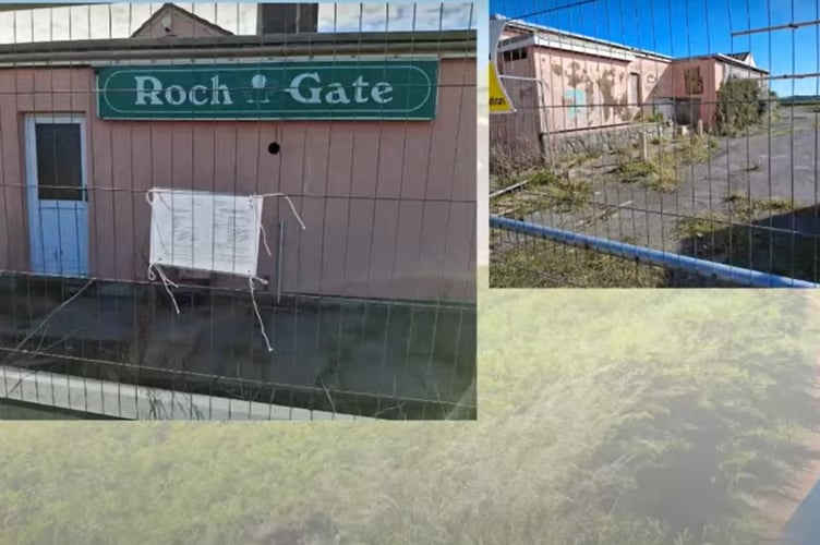 An application to redevelop the former Roch Gate Motel was approved. Picture: Pembrokeshire Coast National Park webcast.