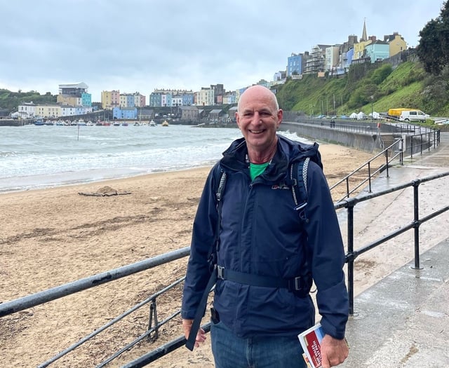 Volunteer nears end of 1,000-mile charity walk around Wales