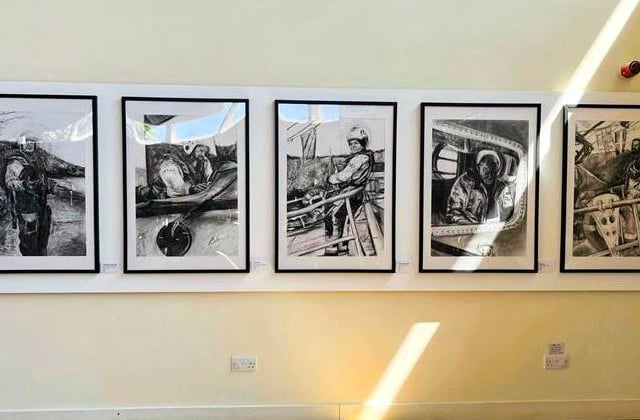 Art captures St Davids RNLI bravery