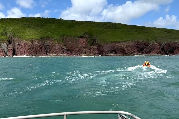 Both lifeboats were requested to launch, but to separate shouts, just after 2pm on May 25, following reports of paddleboarders in difficulty.
