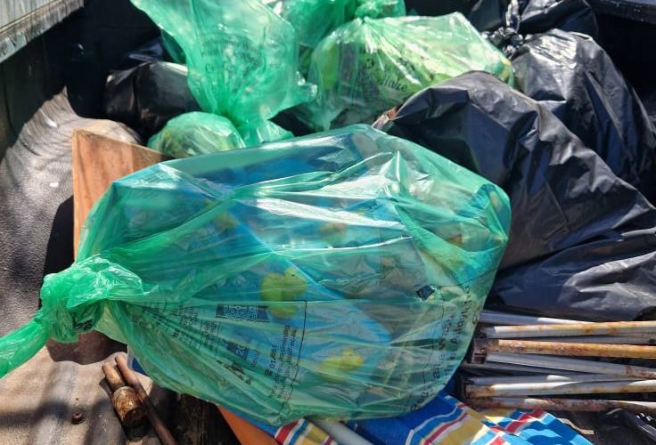 During a ‘Time for Tenby’ litter pick one day in May, the amount collected was 12.5 kilos - equalling 7 bags.