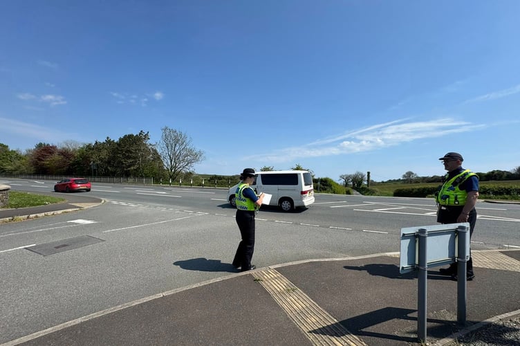 County councillor for the ward of St Mary Out Liberty [New Hedges], Cllr Rhys Jordan recently joined members of the Tenby and Saundersfoot Neighbourhood Policing Team to carry out speed checks at two locations in the New Hedges area that had been reported to him.