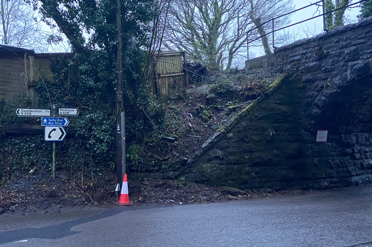 Local Authority also looking at plans developed for a road priority improvement underneath the rail bridge on Station Road, due to the nature of the road. 