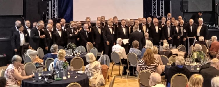 Refreshed by their very successful 50th anniversary celebration dinner, Tenby Male Choir are back in choral action throughout June as their Summer Season develops.