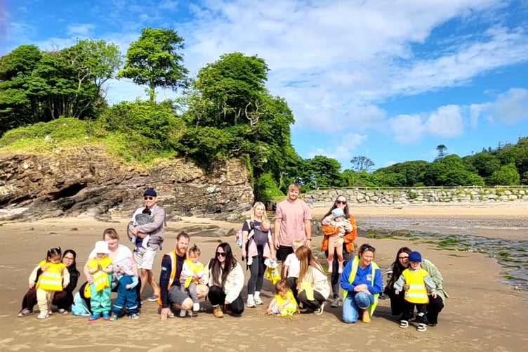 The children of Saundersfoot Playgroup and Daycare recently took part in their much-loved annual sponsored toddle.