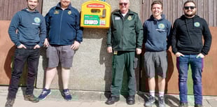New lifesaving defibrillator installed at Tenby's South Beach