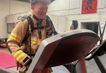Firefighter from Tenby to tackle marathon charity challenge in full gear!