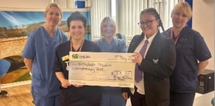 Runner raises £363 for Withybush's Chemotherapy Unit