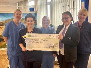 Runner raises £363 for Withybush's Chemotherapy Unit