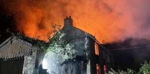 Fire crews tackle Pembrokeshire farmhouse blaze